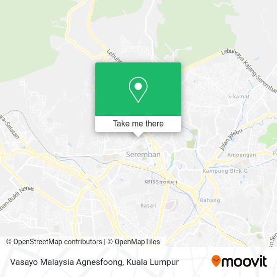 Vasayo Malaysia Agnesfoong map
