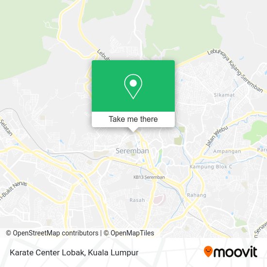 Peta Karate Center Lobak