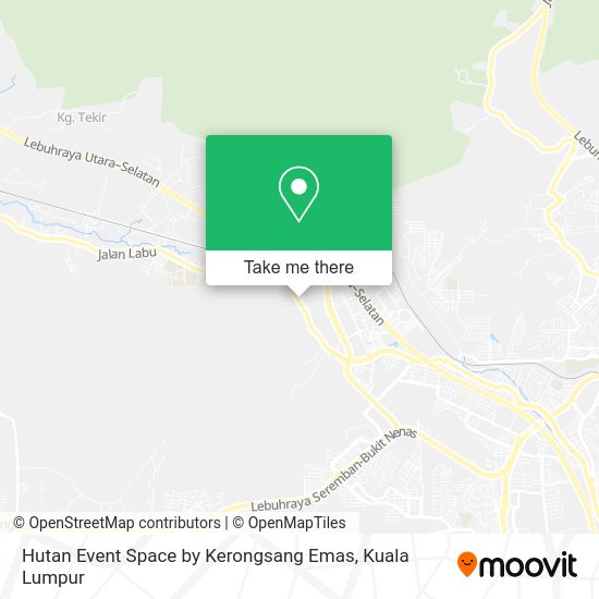 Peta Hutan Event Space by Kerongsang Emas
