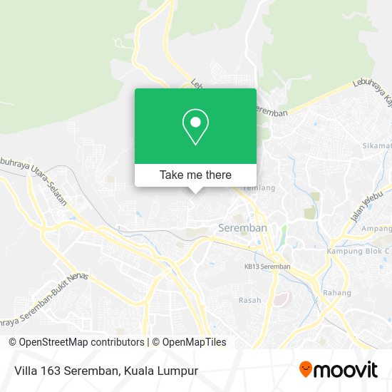 Villa 163 Seremban map