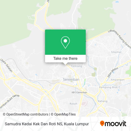 Samudra Kedai Kek Dan Roti NS map