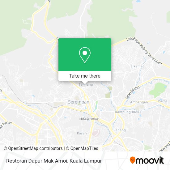 Restoran Dapur Mak Amoi map