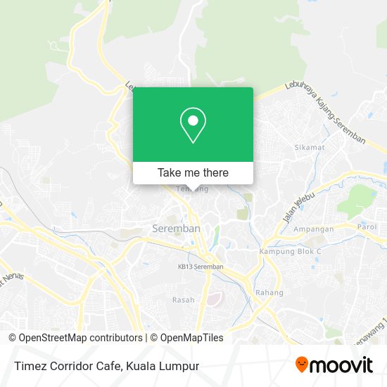 Timez Corridor Cafe map