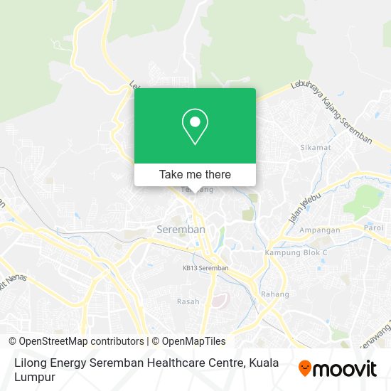 Lilong Energy Seremban Healthcare Centre map