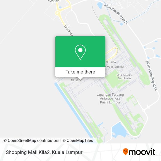 Shopping Mall Klia2 map