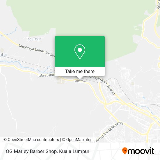 OG Marley Barber Shop map