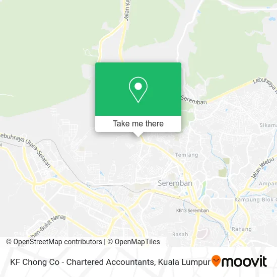 KF Chong Co - Chartered Accountants map