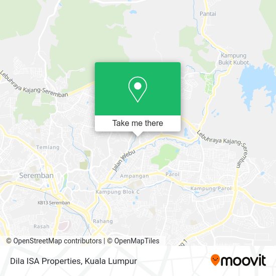 Dila ISA Properties map