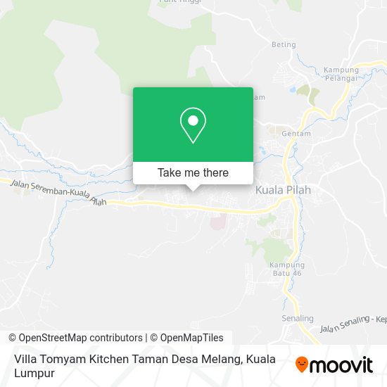 Villa Tomyam Kitchen Taman Desa Melang map