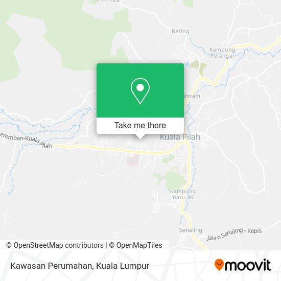 Kawasan Perumahan map