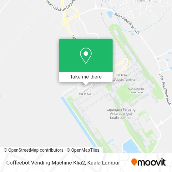 Coffeebot Vending Machine Klia2 map