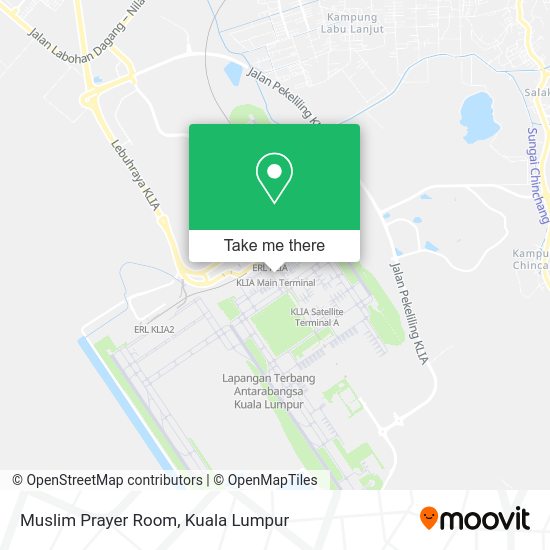 Muslim Prayer Room map
