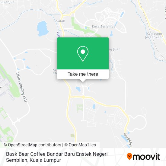 Peta Bask Bear Coffee Bandar Baru Enstek Negeri Sembilan