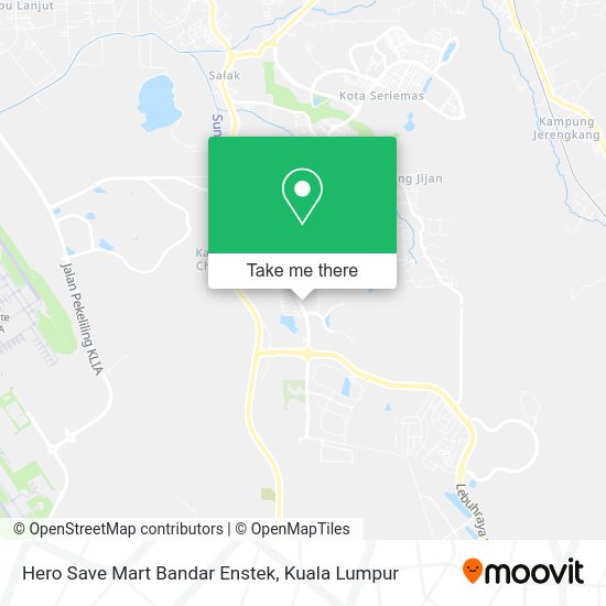 Peta Hero Save Mart Bandar Enstek