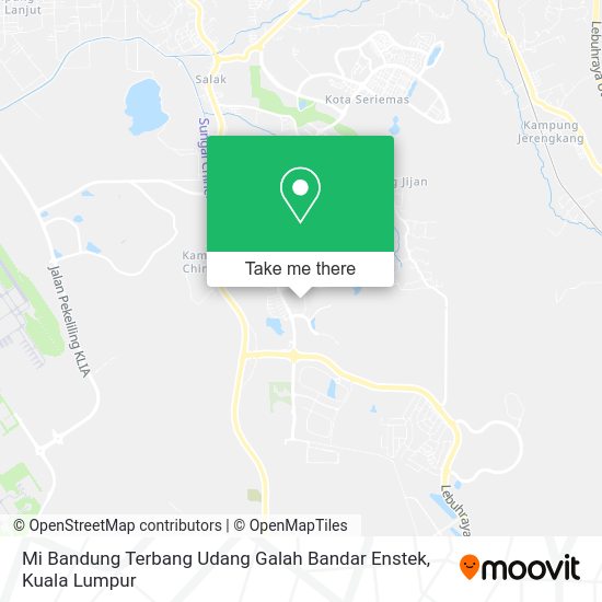 Peta Mi Bandung Terbang Udang Galah Bandar Enstek