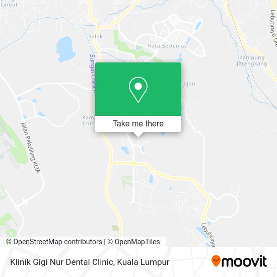 Peta Klinik Gigi Nur Dental Clinic