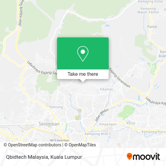 Qbidtech Malaysia map