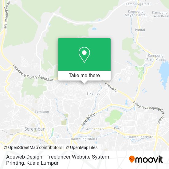 Peta Aouweb Design - Freelancer Website System Printing
