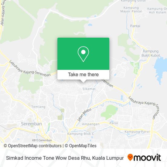 Simkad Income Tone Wow Desa Rhu map