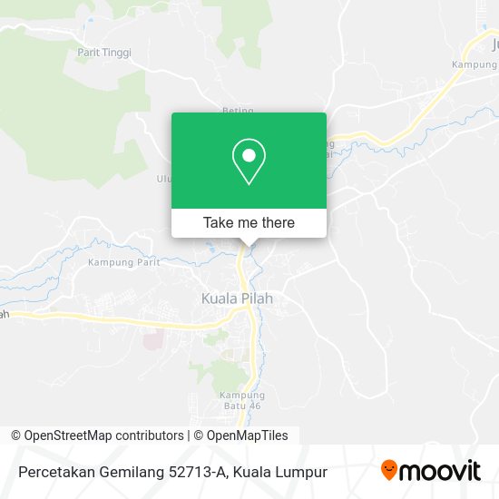 Percetakan Gemilang 52713-A map