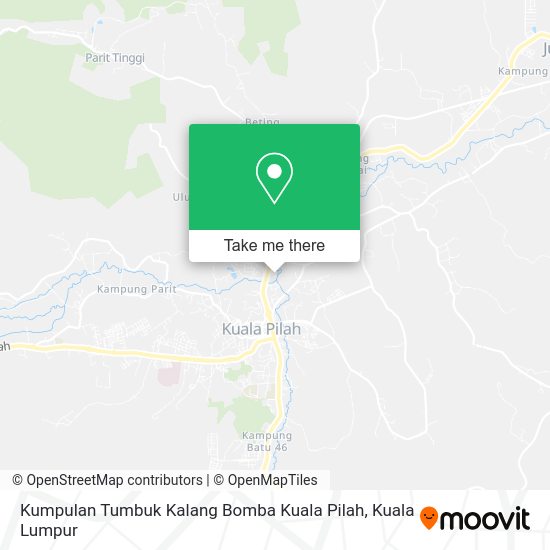 Peta Kumpulan Tumbuk Kalang Bomba Kuala Pilah