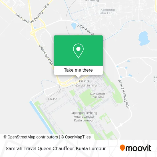Samrah Travel Queen Chauffeur map