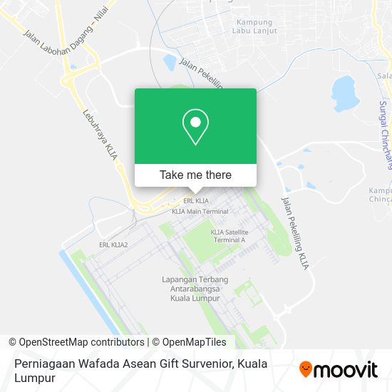 Perniagaan Wafada Asean Gift Survenior map