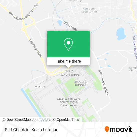 Self Check-in map