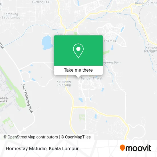 Homestay Mstudio map