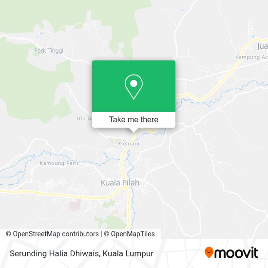 Peta Serunding Halia Dhiwais