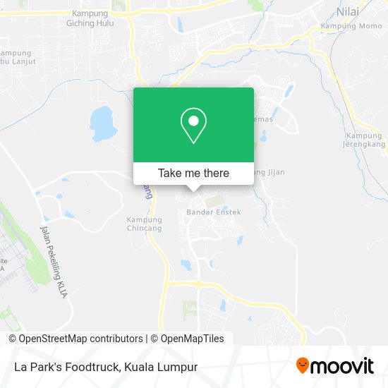 La Park's Foodtruck map