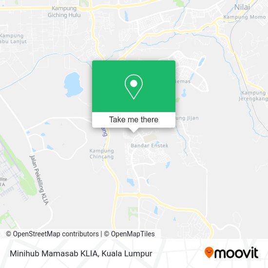 Peta Minihub Mamasab KLIA