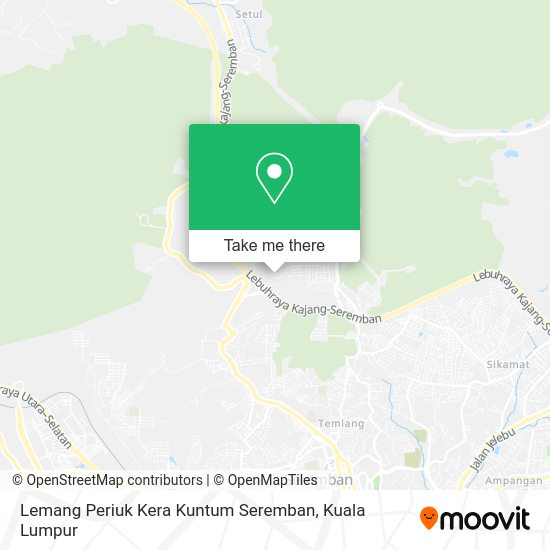 Lemang Periuk Kera Kuntum Seremban map