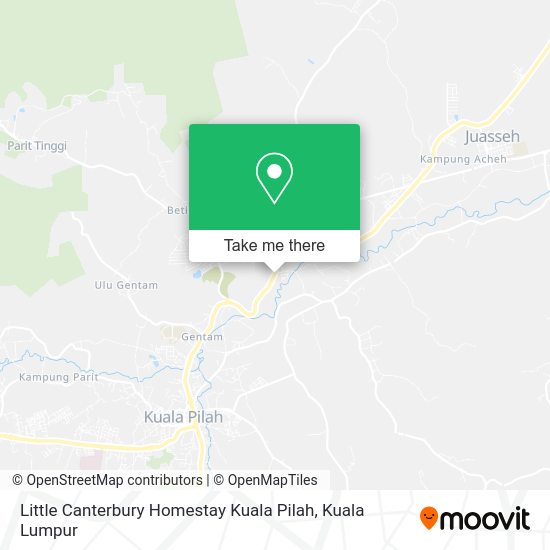 Peta Little Canterbury Homestay Kuala Pilah