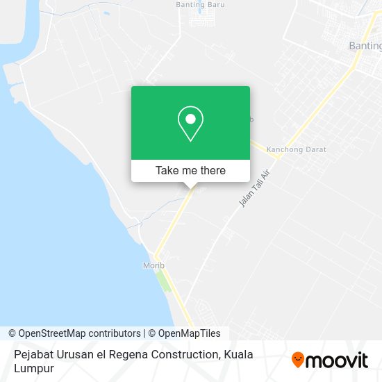 Pejabat Urusan el Regena Construction map