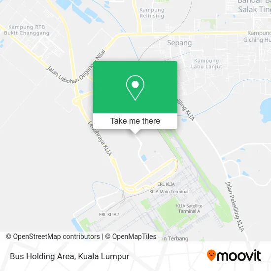 Bus Holding Area map