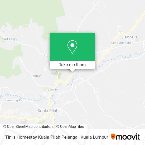 Peta Tini's Homestay Kuala Pilah Pelangai