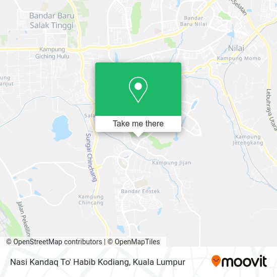 Nasi Kandaq To' Habib Kodiang map