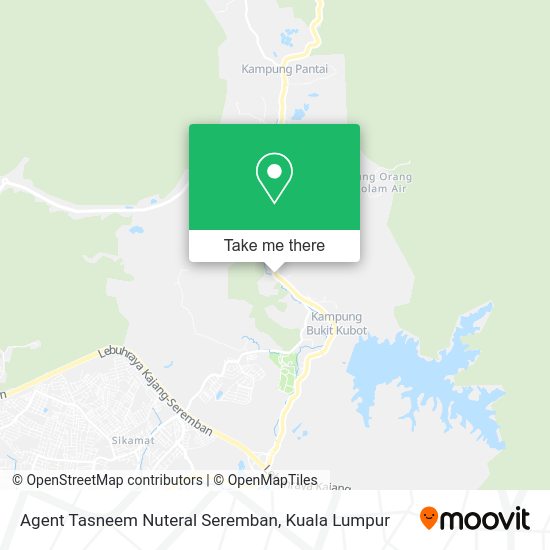 Agent Tasneem Nuteral Seremban map