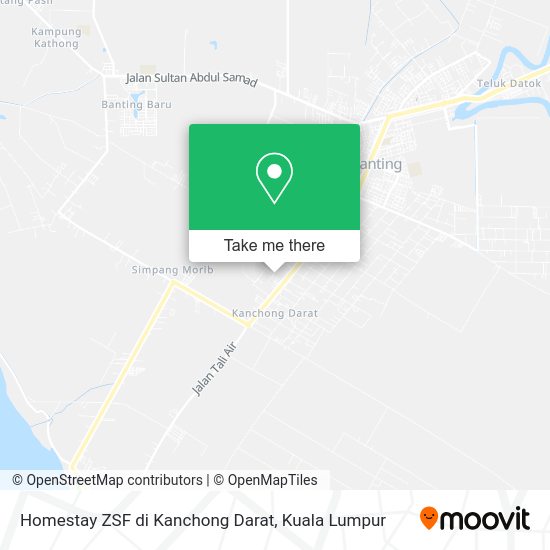 Peta Homestay ZSF di Kanchong Darat