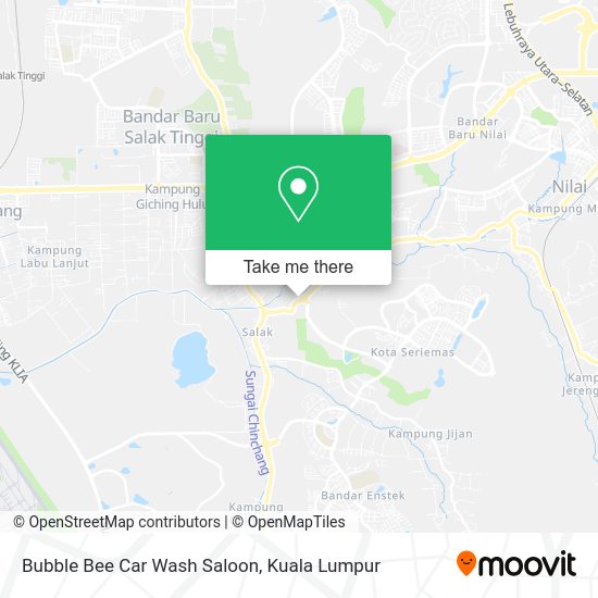 Peta Bubble Bee Car Wash Saloon