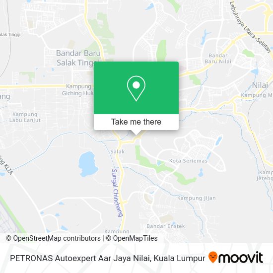 PETRONAS Autoexpert Aar Jaya Nilai map