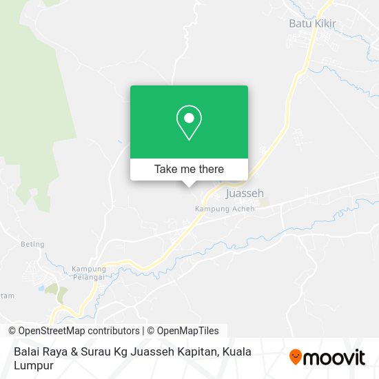 Balai Raya & Surau Kg Juasseh Kapitan map