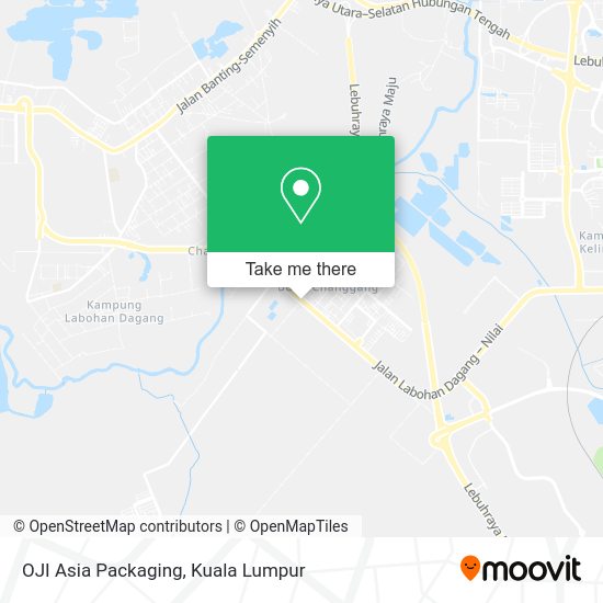 OJI Asia Packaging map