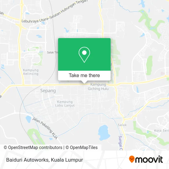 Baiduri Autoworks map