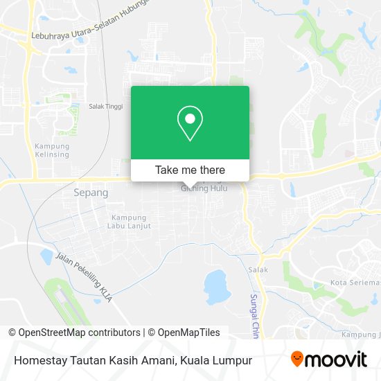 Homestay Tautan Kasih Amani map
