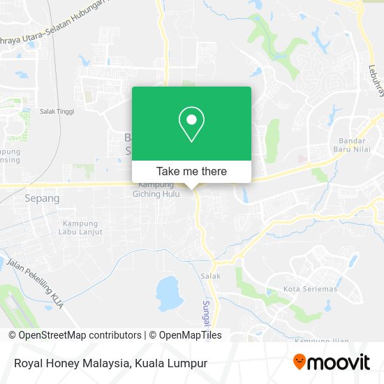 Royal Honey Malaysia map