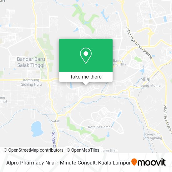 Peta Alpro Pharmacy Nilai - Minute Consult
