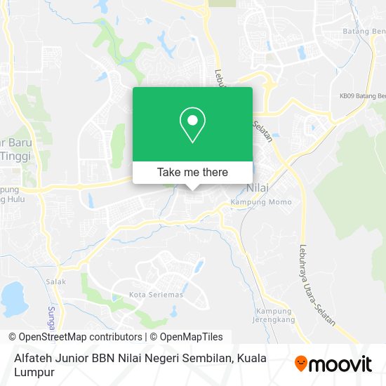 Peta Alfateh Junior BBN Nilai Negeri Sembilan