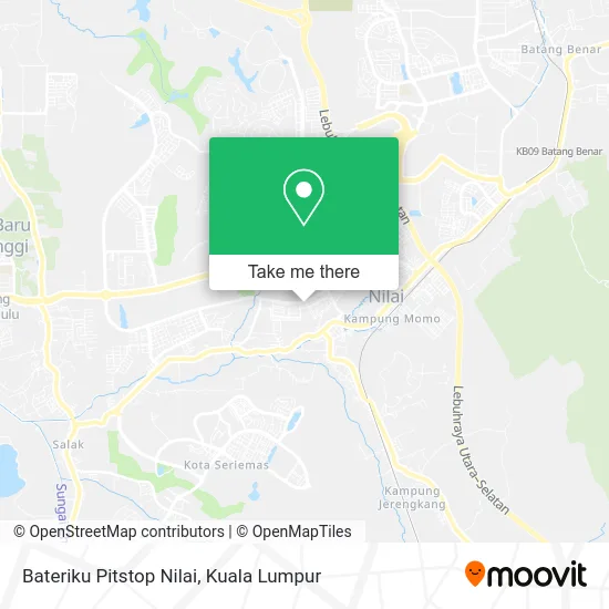 Bateriku Pitstop Nilai map